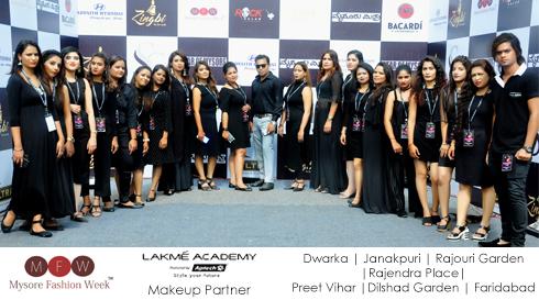 Makeup artist Course Delhi | Backstage Internship Exposure at Mysore Fashion Week