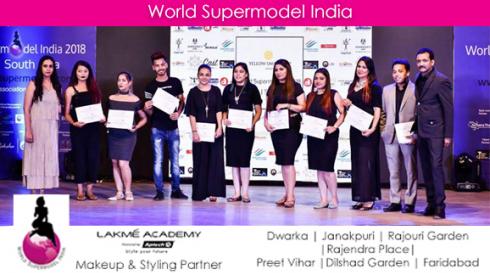 Makeup artist Course Delhi | Backstage Internship Exposure at World Supermodel India/South Asia Pageant